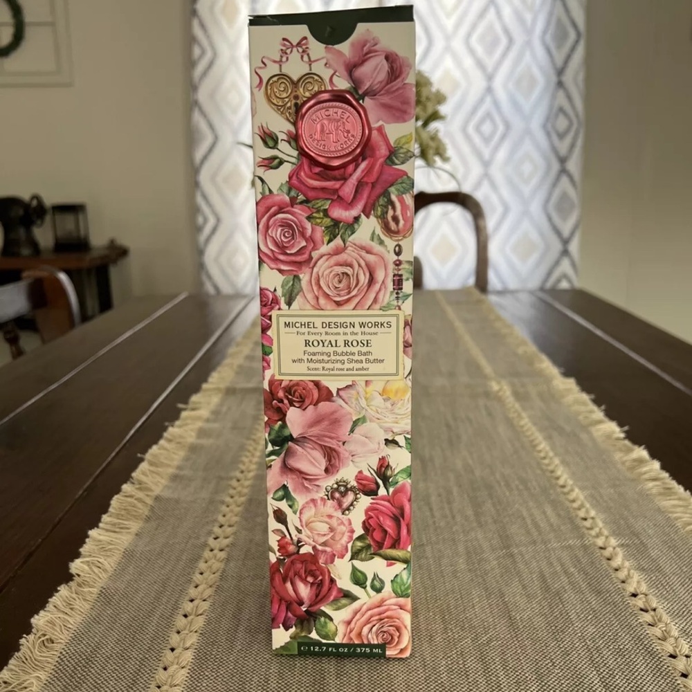 Michel Design Works,-Royal Rose,-Foaming Bubble Bath With Shea Butter,-12.7 Oz